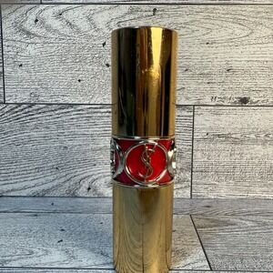 YSL Rouge Volupte Shine lipstick makeup Color 62N300 45 Red